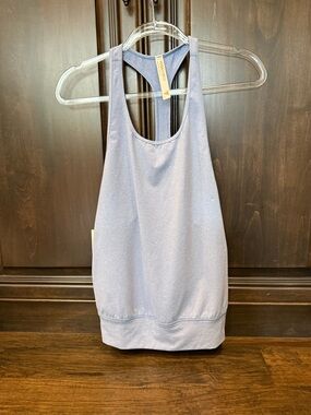Women’s Yoga Smoga Light Blue Racerback Sports Tank -